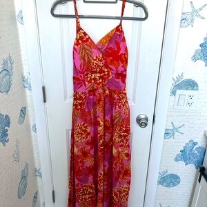 Vibrant Floral Maxi Dress